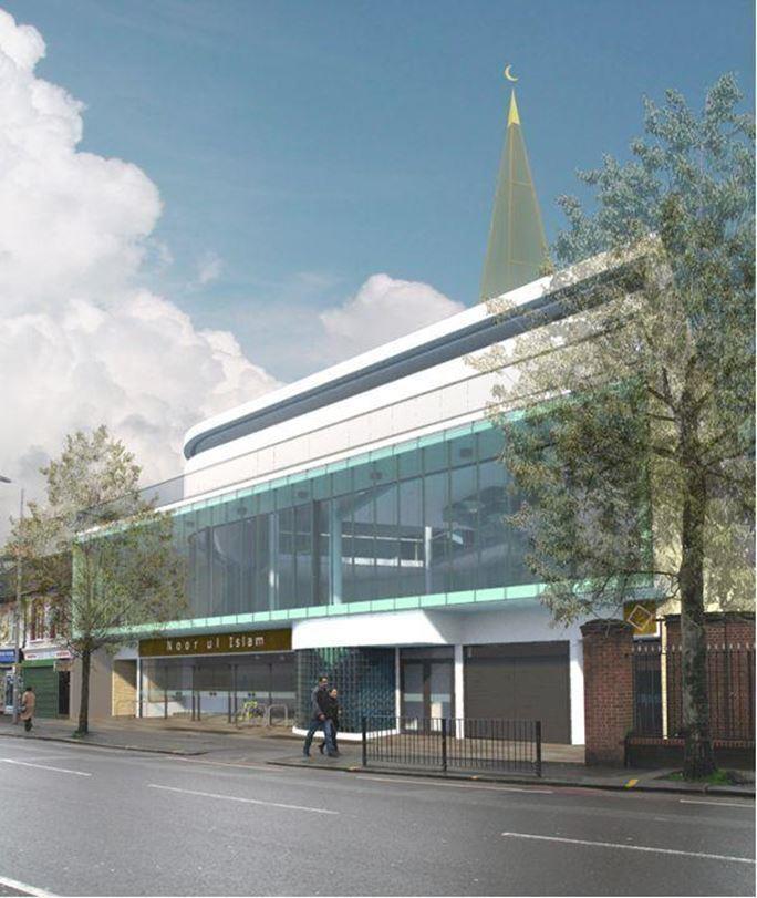 Noor ul Islam Mosque &amp; Community Centre, Leyton, London. Concept design, full scheme design and planning permission. 